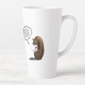 Griezelige koffieboon latte mok (Rechts)