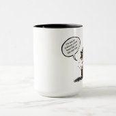 Griezelige koffieboon mok (Midden)