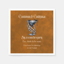 Griezelige Kostuums Cocktails Oranje Halloween-fee