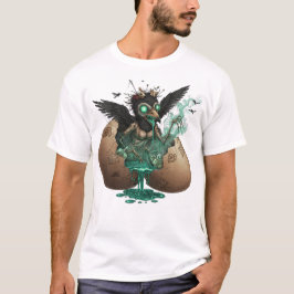 Griezelige Kraaienbaby Kunst T-shirt