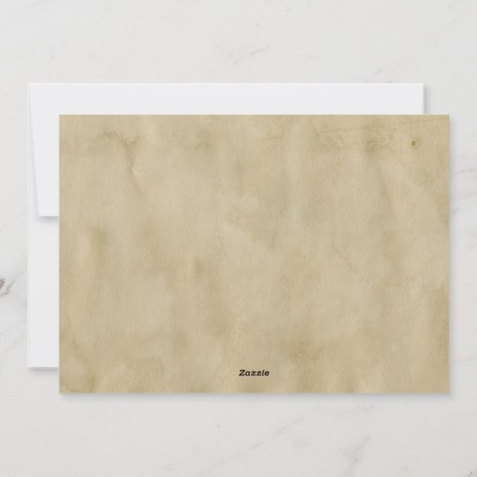 Griezelige krans feestdagenkaart (Achterkant)