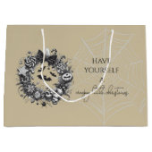 Griezelige krans groot cadeauzakje (Voorkant)