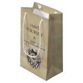 Griezelige krans klein cadeauzakje (Voorkant Gekanteld)