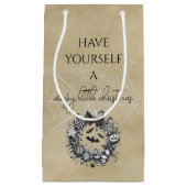 Griezelige krans klein cadeauzakje (Voorkant)