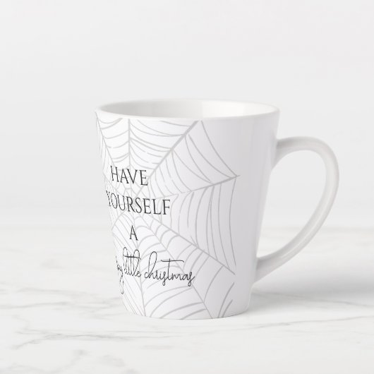 Griezelige krans latte mok (Rechts)