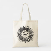 Griezelige krans tote bag (Achterkant)
