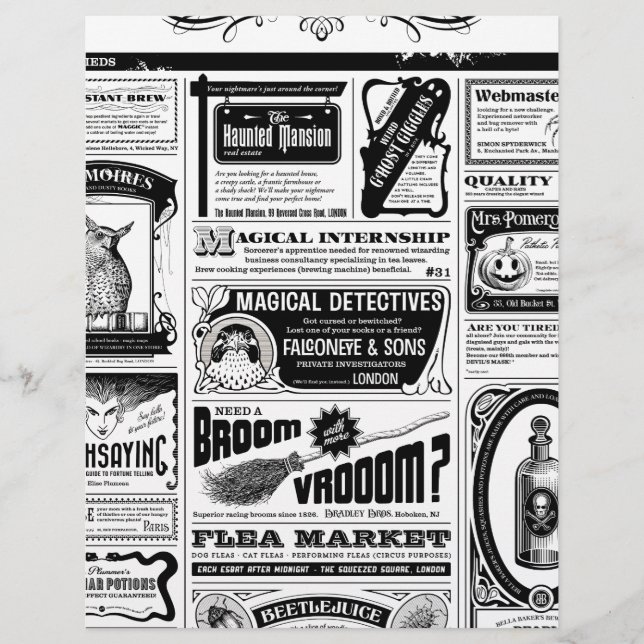 griezelige krant (Voorkant)