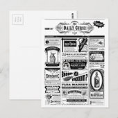 griezelige krant briefkaart (Voorkant / Achterkant)