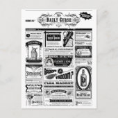 griezelige krant briefkaart (Voorkant)