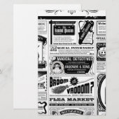 griezelige krant briefpapier (Voorkant / Achterkant)