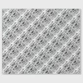 griezelige krant cadeaupapier (Vlak)