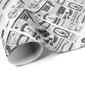 griezelige krant cadeaupapier (Rol Hoek)