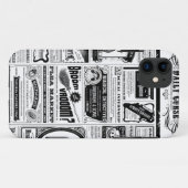 griezelige krant Case-Mate iPhone case (Achterkant (horizontaal))