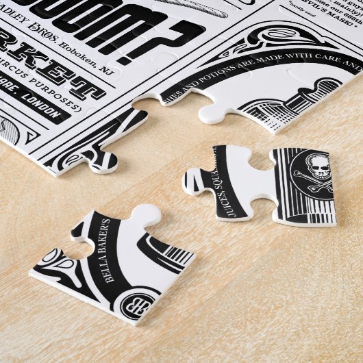 griezelige krant legpuzzel (Zijkant)