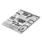 griezelige krant notitieblok (Linkerzijde)