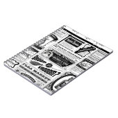 griezelige krant notitieboek (Linkerzijde)