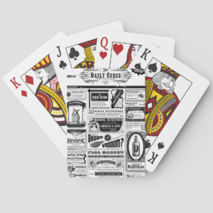 griezelige krant pokerkaarten
