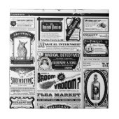 griezelige krant tegeltje (Voorkant)