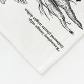 Griezelige krantendeken fleece deken (Hoek)