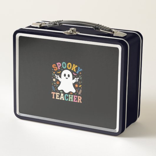 Griezelige leraar Schattig spook Halloween-ontwerp (Voorkant)