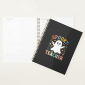 Griezelige leraar Schattig spook Halloween-ontwerp Planner (Display)