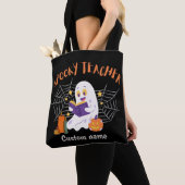 Griezelige leraar tote bag (Dichtbij)