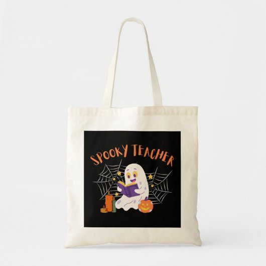 Griezelige Leraar Tote Bag (Voorkant)