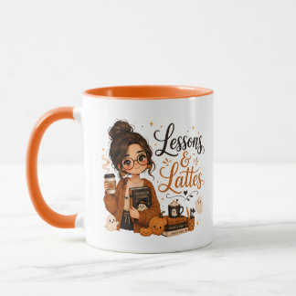 Griezelige Leraren Latte Mok Cute Halloween Koffie