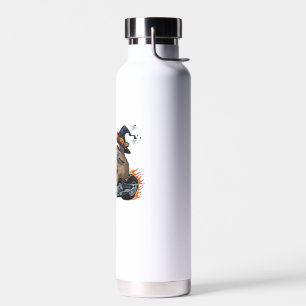 Griezelige Luiaard Motorrit Halloween Biker Pret C Waterfles