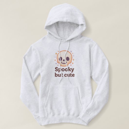 Griezelige maar Schattige Halloween-trui Hoodie (Design voorkant)