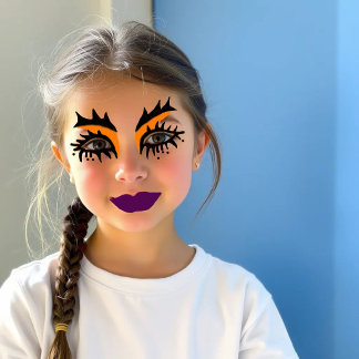 Griezelige Make-up Ronde Sticker