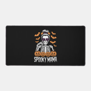 Griezelige mama coole Halloween skelet Bureaumat