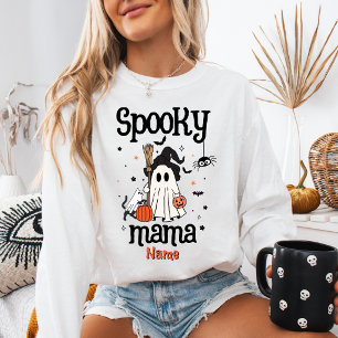 Griezelige Mama Halloween Lieve Geest & Kat Trui