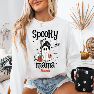 Griezelige Mama Halloween Lieve Geest & Kat Trui