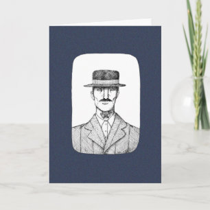 Griezelige man keel tattoo met mot griezelige Goth Kaart