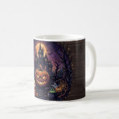 Griezelige Manor Halloween Koffiemok (Voorkant rechts)