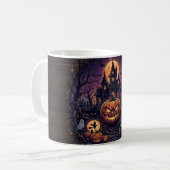 Griezelige Manor Halloween Koffiemok (Voorkant links)