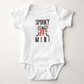 griezelige mini Halloween matching  Romper (Voorkant)