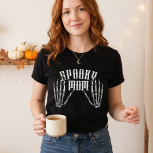 Griezelige Moeder Vintage Skelet Halloween T-shirt