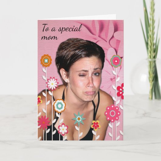 Griezelige Moederdag Feestdagen Kaart (Voorkant)