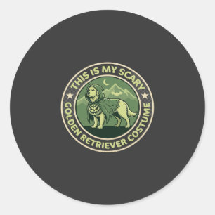 Griezelige Nacht Raaf Appel Spooky Geheime Kasteel Ronde Sticker