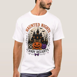 Griezelige Nachten en Candy Delights Halloween T-S T-shirt