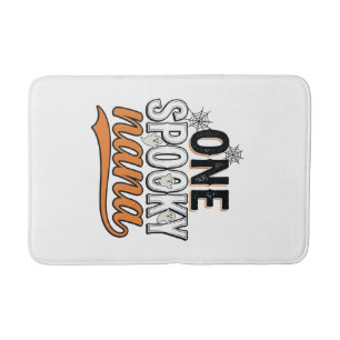 Griezelige Nana Halloween Geest Vintage Shirt Ontw Badmat