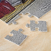 griezelige nog levende kunst van pepers courgette  legpuzzel (Zijkant)