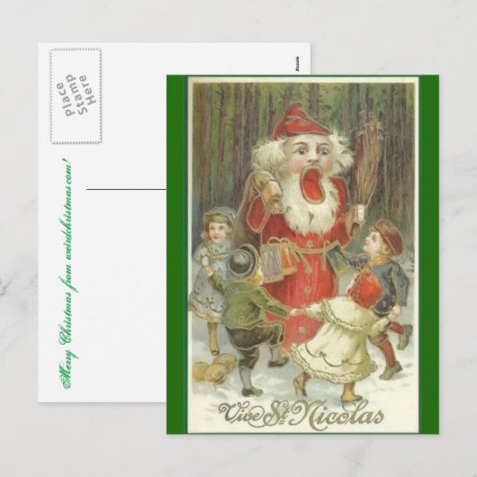 griezelige notenkraker Briefkaart (Voorkant / Achterkant)