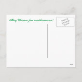 griezelige notenkraker Briefkaart (Achterkant)