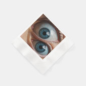 Griezelige oogbollen servet (Hoek)