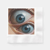 Griezelige oogbollen servet (Voorkant)