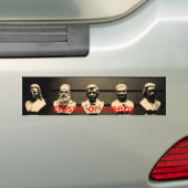 griezelige oude mensen, klassiek of griezelig bumpersticker (Op auto)