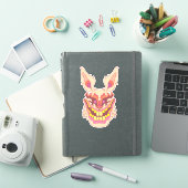 Griezelige Paashaas Sticker (iPad Cover)